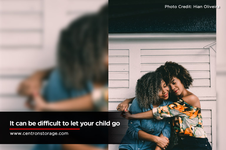 difficult to let your child go