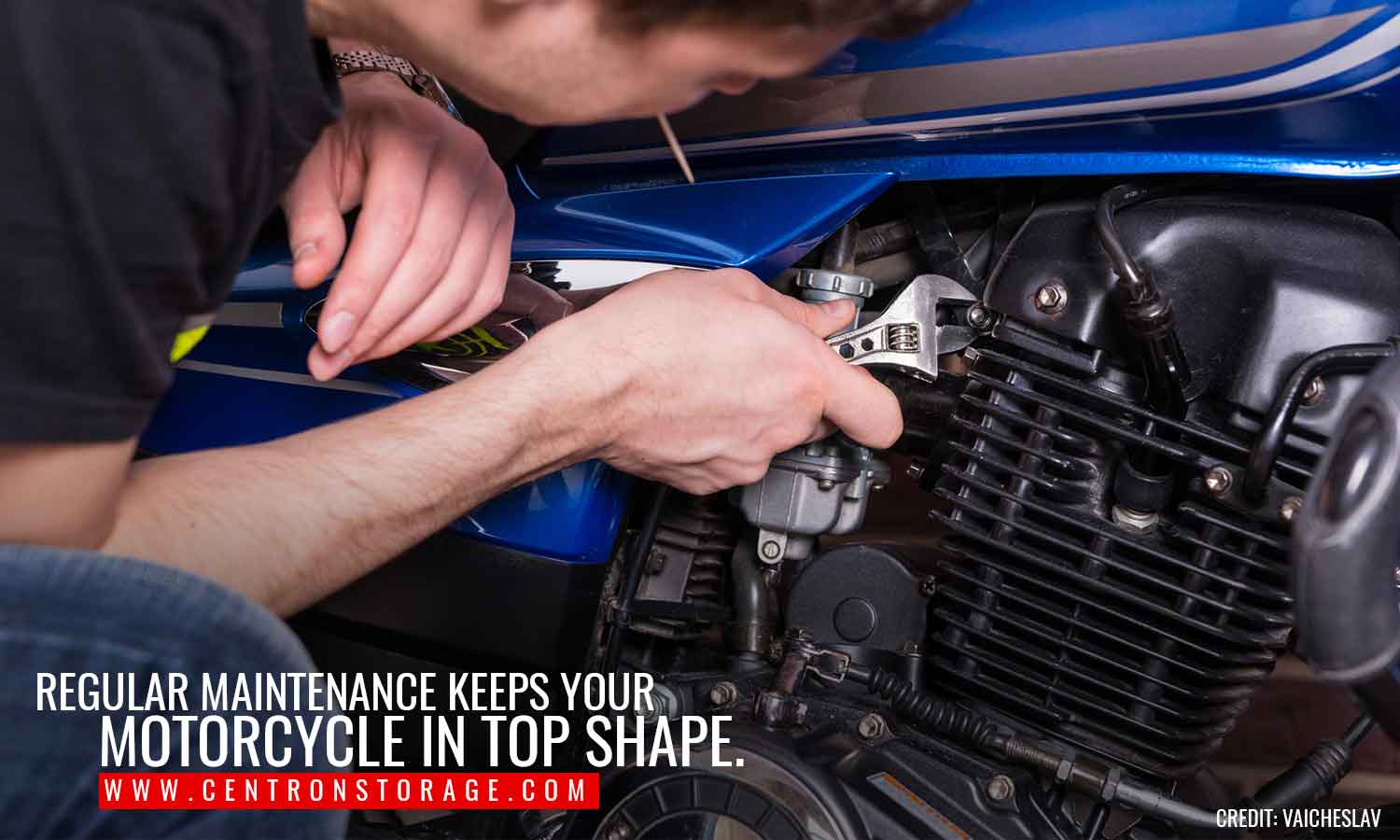 Regular maintenance keeps your motorcycle in top shape.