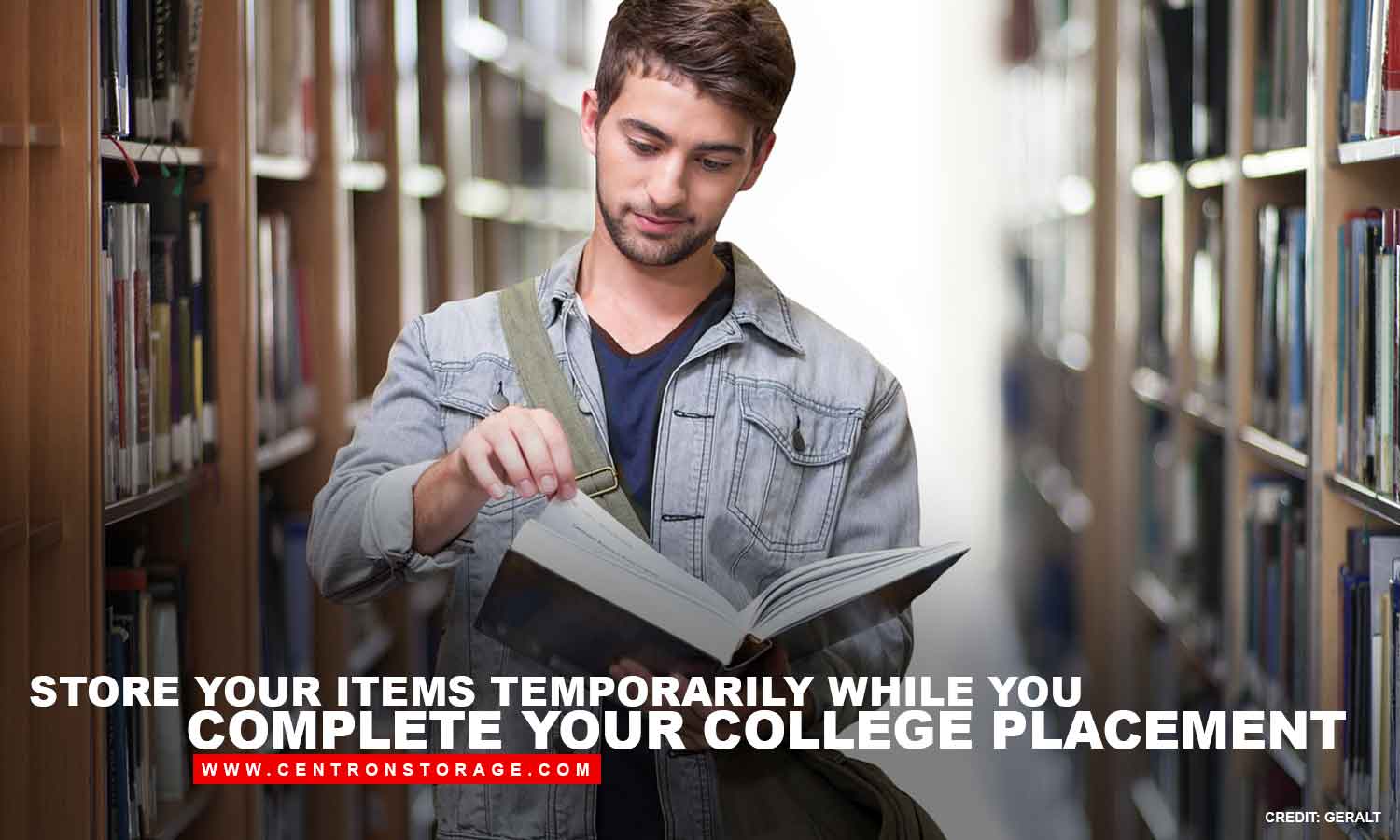 Store your items temporarily while you complete your college placement