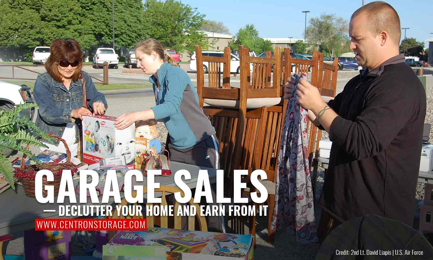 Garage sales — declutter your home and earn from it