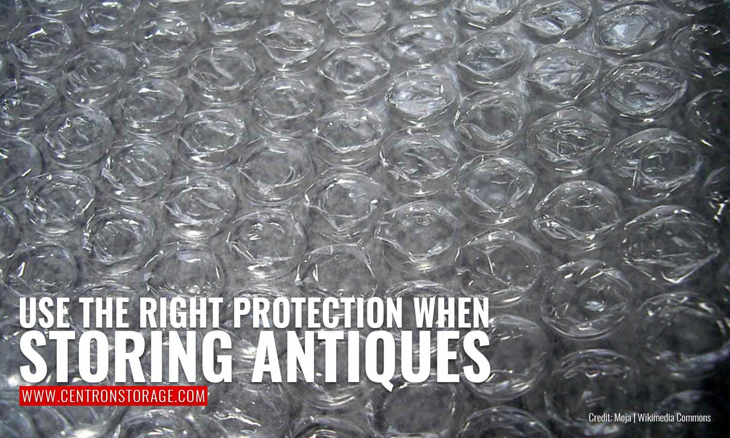 Use the right protection when storing antiques