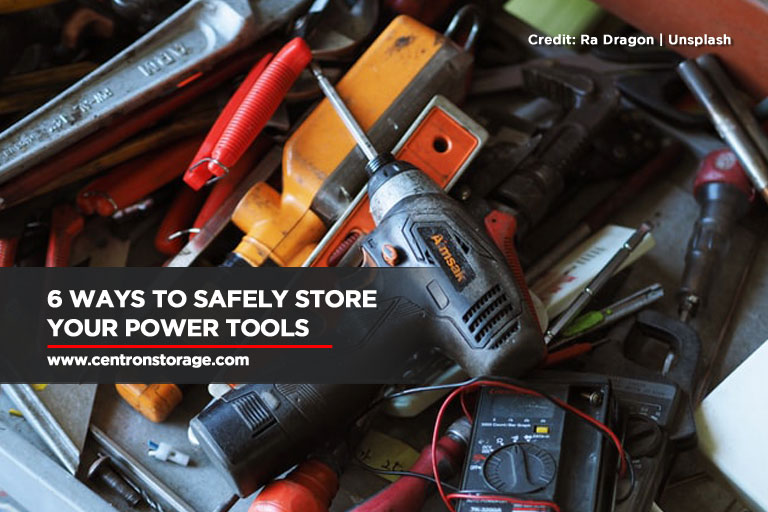 6 Ways To Safely Store Your Power Tools