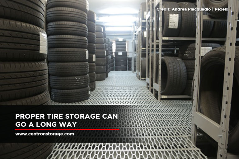 Proper tire storage can go a long way
