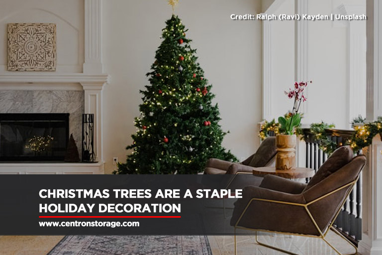 Christmas trees are a staple holiday decoration