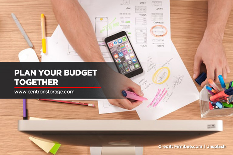 Plan your budget together