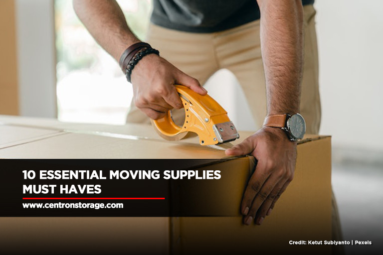 10 Essential Moving Supplies Must Haves