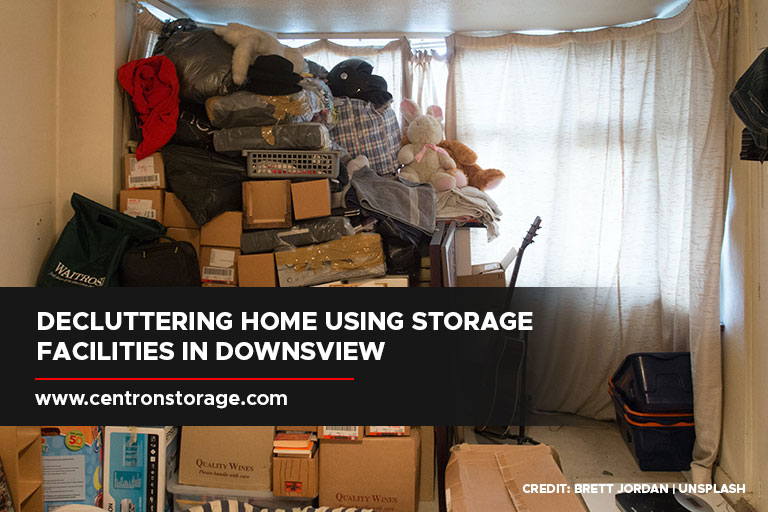 Decluttering Home Using Storage Facilities in Downsview