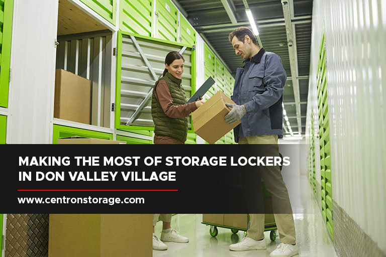 Making the Most of Storage Lockers in Don Valley Village