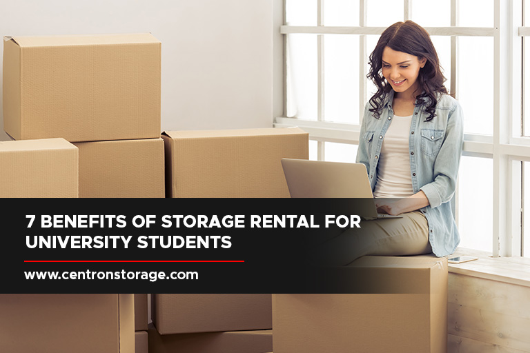 7 Benefits of Storage Rental for University Students