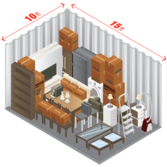 10 x 15 storage unit example